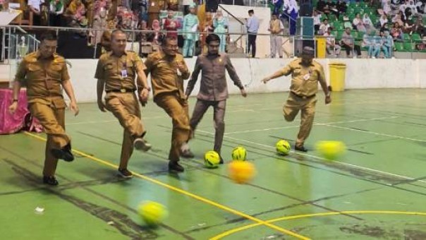 Pembukaan Kejuaraan Futsal Smala Cup X 2020 di Gelanggang Remaja Pekanbaru