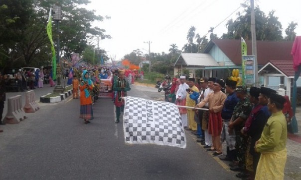 Pawai Taaruf MTQ Kecamatan Tualang ke XIX