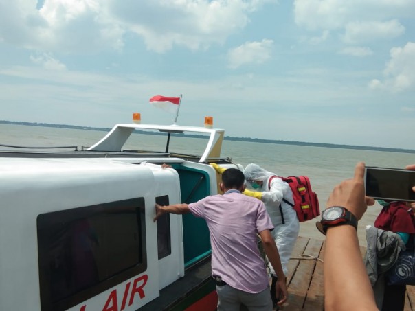 Pasien Suspect Corona di Meranti dirujuk Ke Pekanbaru. Foto istimewa