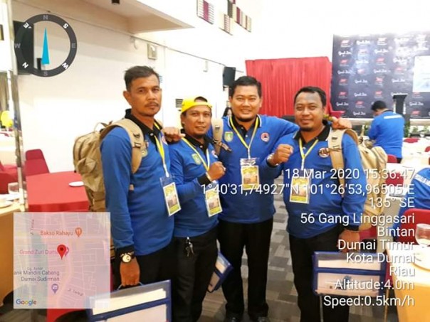 Peserta Pembekalan BPBD Dari Unsur Kelurahan dan Satker Di Lingkungan Pemko Dumai/foto Riau24