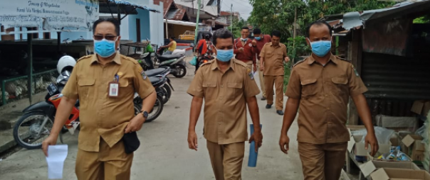 Disperindag Memantau Persediaan Di Pasar Tradisional Dumai Beberapa waktu lalu (ist)