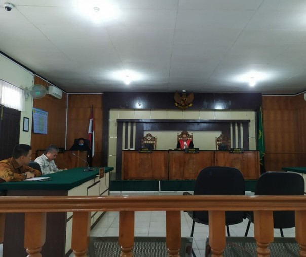 Praperadilan yang digelar di PN Pekanbaru.