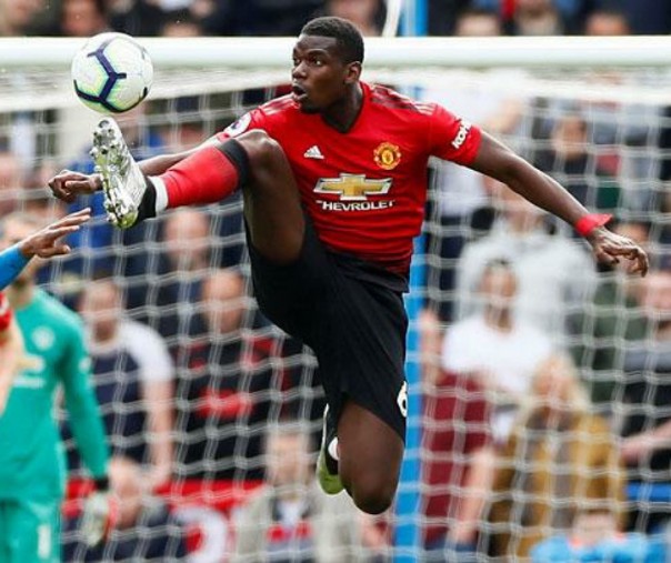 Gelandang Manchester United, Paul Pogba. Foto: Reuters 