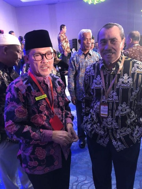 Walikota Zulkifli AS Bersama Gubernur Riau Syamsuar/R24