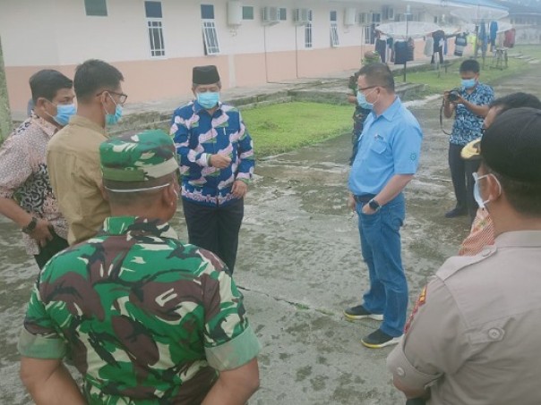 Bupati Siak Alfedri tinjau RS Tipe D di Tualang Siak