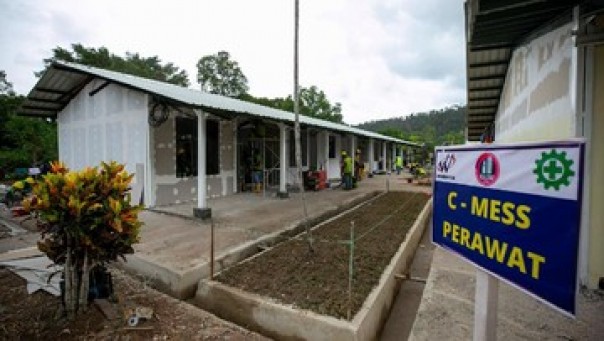 RS Darurat Corona di Ex Camp Vietnam di Pulau Galang Batam sudah siap digunakan,  Senin. 