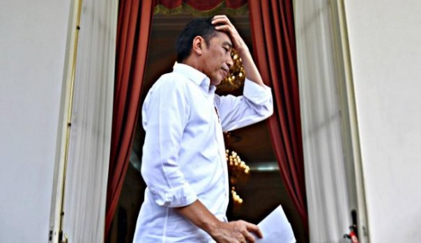 Presiden Jokowi tepuk jidat/net