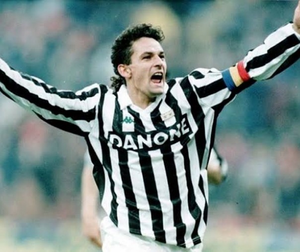Roberto Baggio saat berseragam Juventus (Foto: Istimewa/internet)