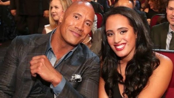 Dwayne Johnson bersama Putrinya, Simone