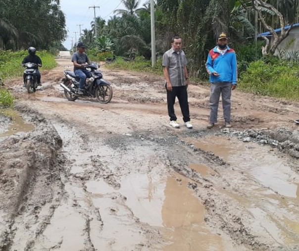 Perbaikan Jalan Kuala Keritang Kecamatan Keritang akan segera di kerjakan
