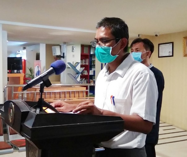 Juru Bicara Bidang Kesehatan Tim Gugus Tugas Penanganan Corona Virus Disease 2019 (Covid-19) Kota Pekanbaru Dokter Mulyadi. Foto: Surya/Riau1.