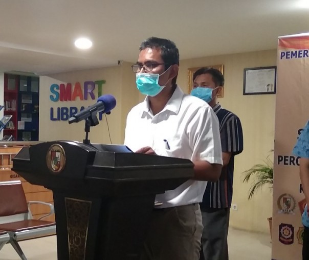 Juru Bicara Bidang Kesehatan Tim Gugus Tugas Penanganan Corona Virus Disease 2019 (Covid-19) Kota Pekanbaru Dokter Mulyadi. Foto: Surya/Riau1.