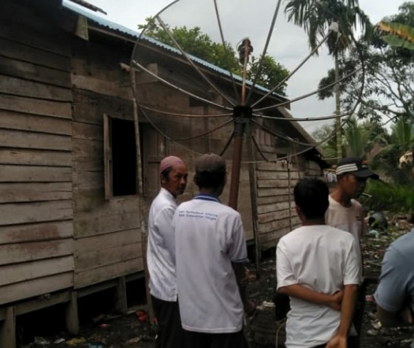 Lokasi korban tersengat listrik.