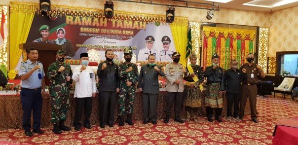 Danrem 031/WB Ramah-Tamah Bersama Bupati Irwan dan Tokoh Masyarakat Meranti