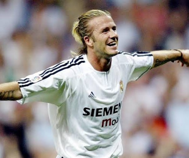 David Beckham saat berseragam Real Madrid (Foto: Istimewa/internet)