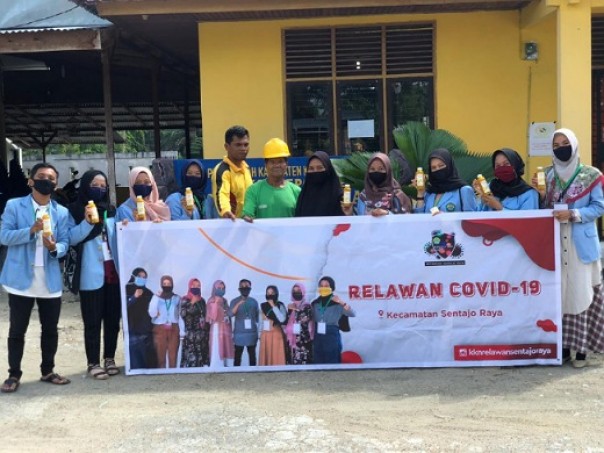 Tim Relawan Covid-19 di Kecamatan Sentajo Raya Kuansing