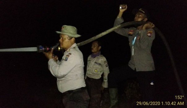 kebakaran hutan di PT Arara Abadi/ist