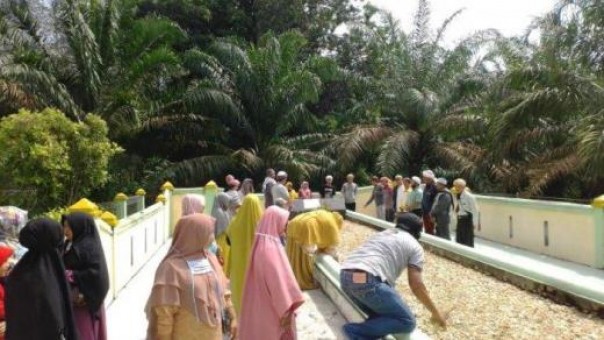 Para Jemaah TNAJ Kabupaten Inhu berziarah ke Makam Raja-raja Indragiri, Ahad 28 Juni 2020