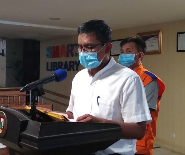 Juru Bicara Bidang Kesehatan Tim Gugus Tugas Penanganan Corona Virus Disease 2019 (Covid-19) Kota Pekanbaru Dokter Mulyadi. Foto: Surya/Riau1.