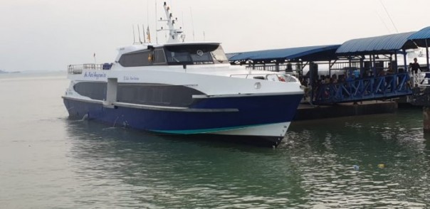 Operator pelayaran PT Putra Maju Global Indonesia (PMGI) yang melayani rute Tanjungpinang-Batam-Anambas memberikan subsidi keringanan biaya rapid test bagi penumpang.(Suryakepri.com/ist) 