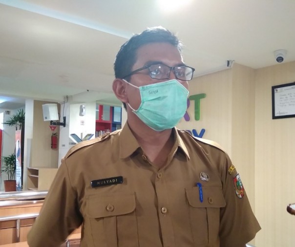 Juru Bicara Bidang Kesehatan Tim Gugus Tugas Penanganan Corona Virus Disease 2019 (Covid-19) Kota Pekanbaru Dokter Mulyadi. Foto: Surya/Riau1.