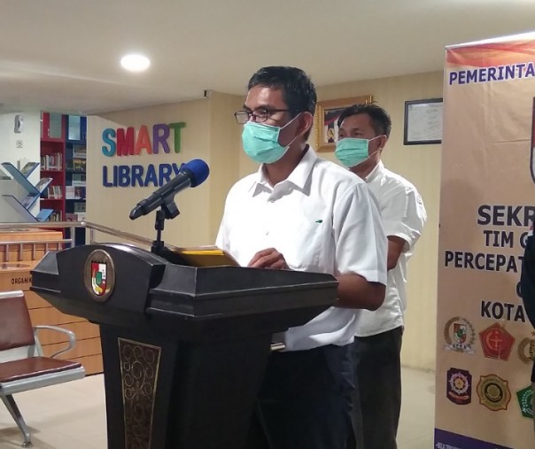 Juru Bicara Bidang Kesehatan Tim Gugus Tugas Penanganan Corona Virus Disease 2019 (Covid-19) Kota Pekanbaru Dokter Mulyadi. Foto: Surya/Riau1.