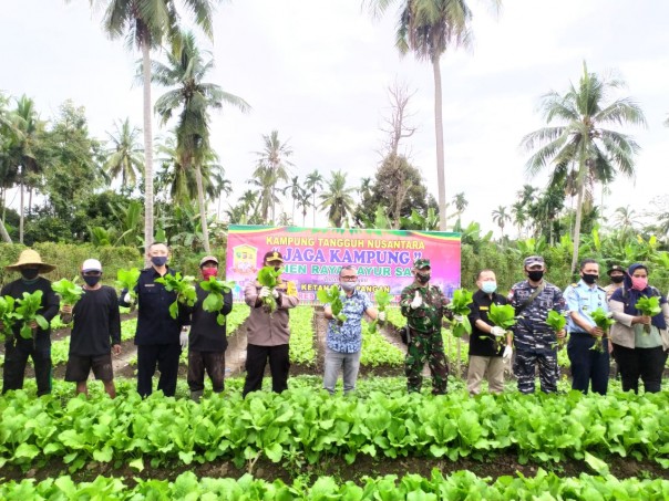 Kampung Tangguh Nusantara di Desa Gogok Darusalam Kab. Kep. Meranti.