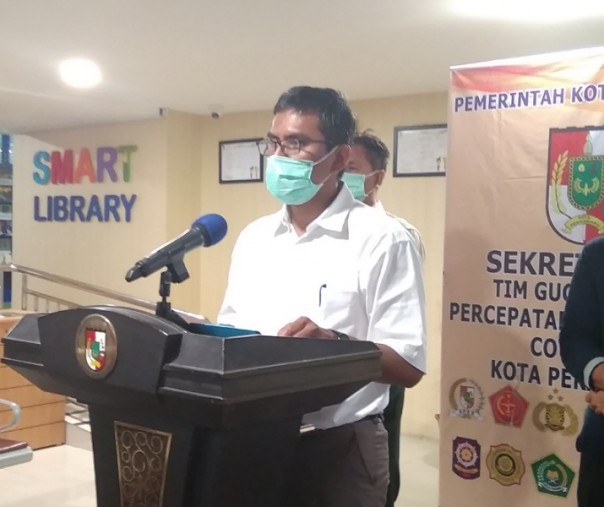 Juru Bicara Bidang Kesehatan Tim Gugus Tugas Penanganan Corona Virus Disease 2019 (Covid-19) Kota Pekanbaru Dokter Mulyadi. Foto: Surya/Riau1.