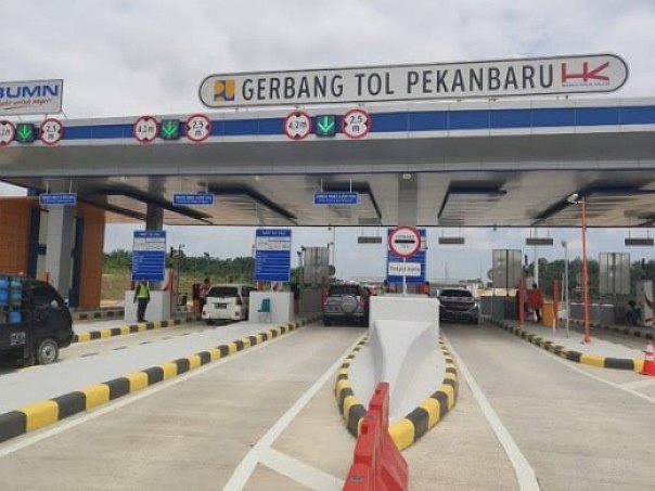 Gerbang Tol Pekanbaru-Dumai (foto: dok/riau24group)