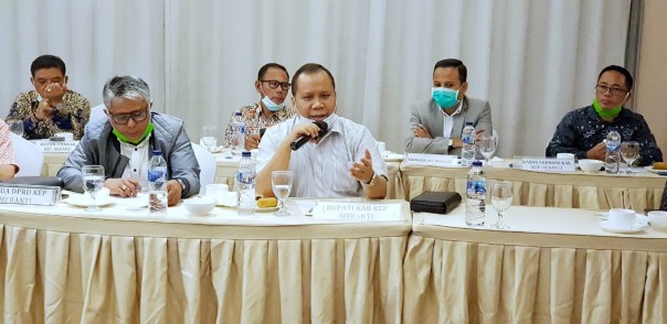 Pertemuan Pemkab Meranti dengan PT. EMP Malacca dan PT.PLN