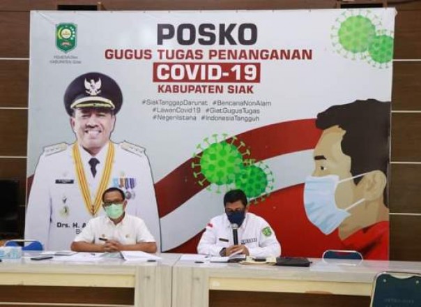 Sekretaris Gugus Tugas Percepatan dan Penanganan Kabupaten Siak, L Budhi Yuwono