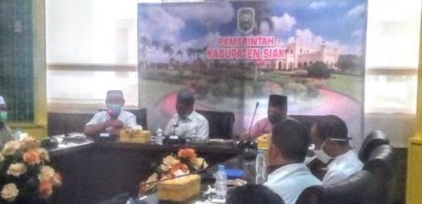 Rapat Pemkab Siak dan Kemenag untuk persiapan Idul Adha 1442 Hijriyah