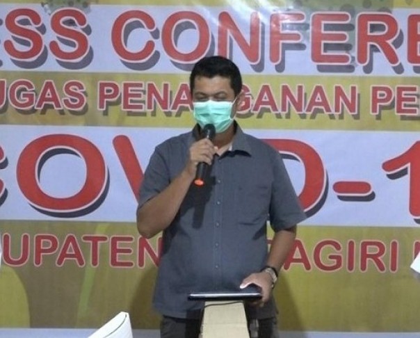 Ketua Tim Medis Percepatan Penanganan Covid-19 Kabupaten Inhil, dr Aleksis