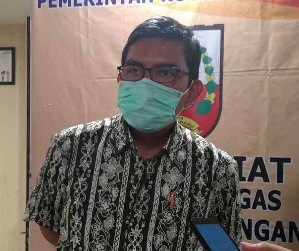 Juru Bicara Bidang Kesehatan Tim Gugus Tugas Penanganan Corona Virus Disease 2019 (Covid-19) Kota Pekanbaru Dokter Mulyadi. Foto: Surya/Riau1.