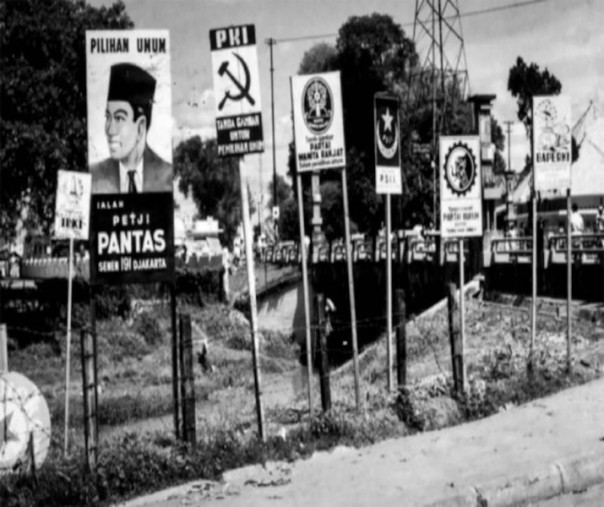 Ilustrasi Pemilu 1955 (foto: Istimewa/internet)