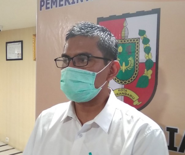 Juru Bicara Bidang Kesehatan Tim Gugus Tugas Penanganan Corona Virus Disease 2019 (Covid-19) Kota Pekanbaru Dokter Mulyadi. Foto: Surya/Riau1.