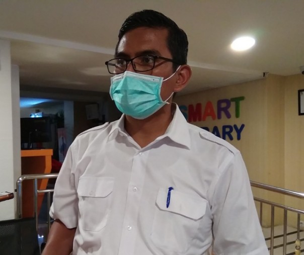 Juru Bicara Bidang Kesehatan Tim Gugus Tugas Penanganan Corona Virus Disease 2019 (Covid-19) Kota Pekanbaru Dokter Mulyadi. Foto: Surya/Riau1.