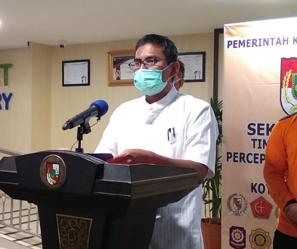 Juru Bicara Bidang Kesehatan Tim Gugus Tugas Penanganan Corona Virus Disease 2019 (Covid-19) Kota Pekanbaru Dokter Mulyadi. Foto: Surya/Riau1.