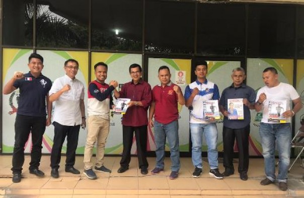 KONI Kota Pekanbaru menerima kunjungan dari Disparpora Kabupaten 50 Kota Sumbar