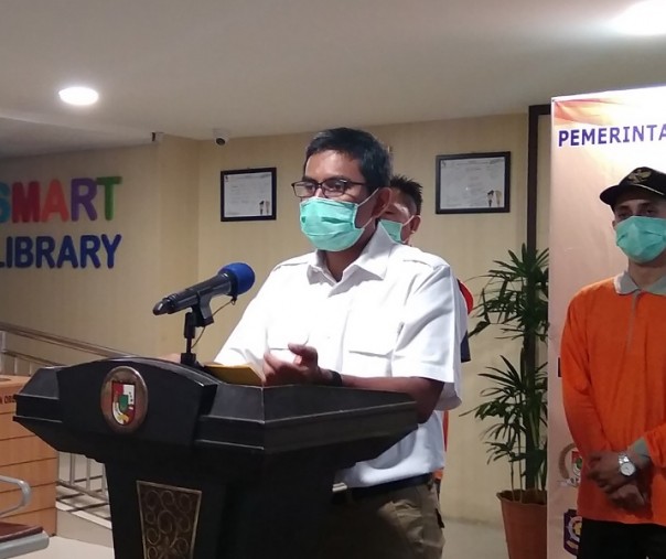 Juru Bicara Bidang Kesehatan Tim Gugus Tugas Penanganan Corona Virus Disease 2019 (Covid-19) Kota Pekanbaru Dokter Mulyadi. Foto: Surya/Riau1.