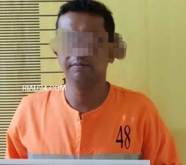 Oknum PNS Bengkalis yang jadi tersangka pencurian dan narkoba/R24