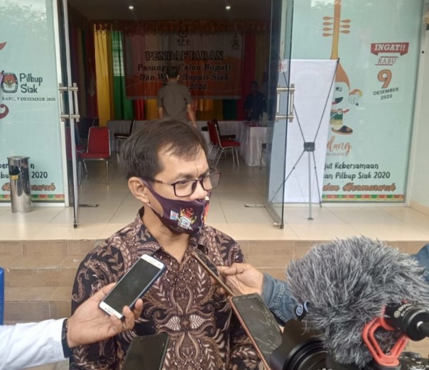 Ketua KPU Siak Ahamd Rizal/R24