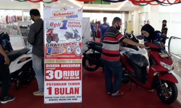 Stand pameran Yamaha di STC Pekanbaru