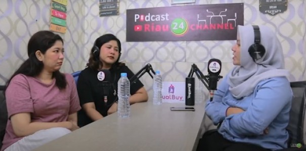 Komunitas Dance KPop Pekanbaru, Blindfold (foto: podcast riau24 channel)