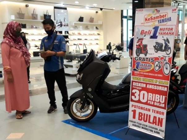 Yamaha pameran di Mal SKA Pekanbaru