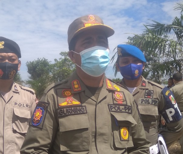 Plt Kepala Satpol PP Pekanbaru Burhan Gurning. Foto: Surya/Riau1.