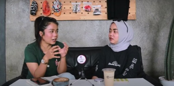 Barista, Indah saat podcast Riau24 Channel