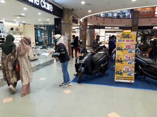 Pameran Yamaha di Mal SKA Pekanbaru