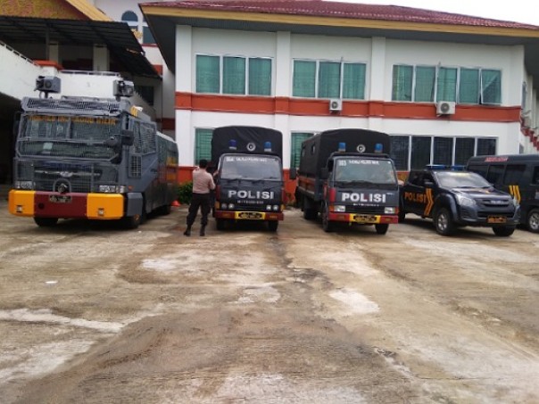 Mobil water canon disiapkan untuk antisipasi gangguan Kamtibmas