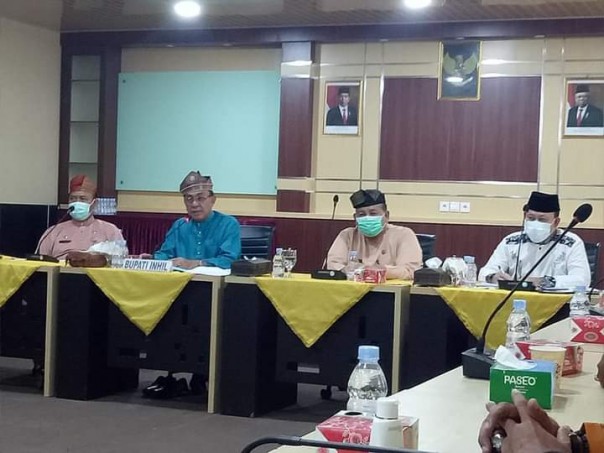 Bupati Inhil memimpin rapat persiapan MTQ Tingkat Kabupaten Inhil